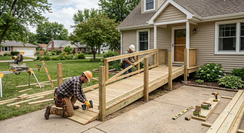 Handicap Ramp Installation in Wilmington, NC