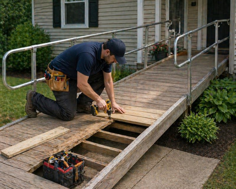 Accessible Ramp Installation in Wilmington, NC