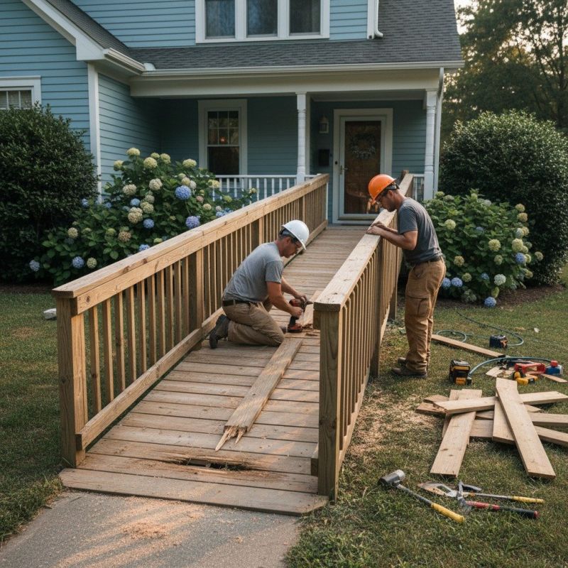 Deck Ramp Construction in Kansas City, KS