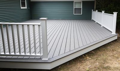 Redwood Deck Installation in Stamford, CT